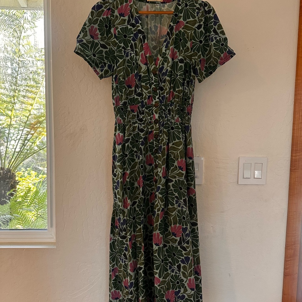Marine Layer midi floral Annika dress - Picture 6 of 6